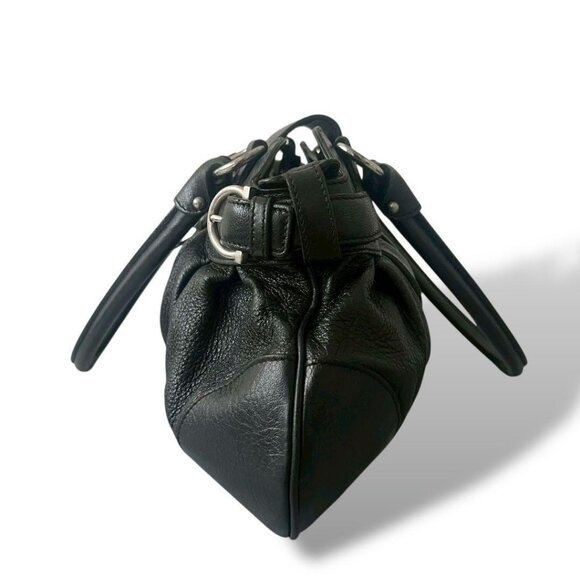 Salvatore Ferragamo black leather handbag - Picture 4 of 11
